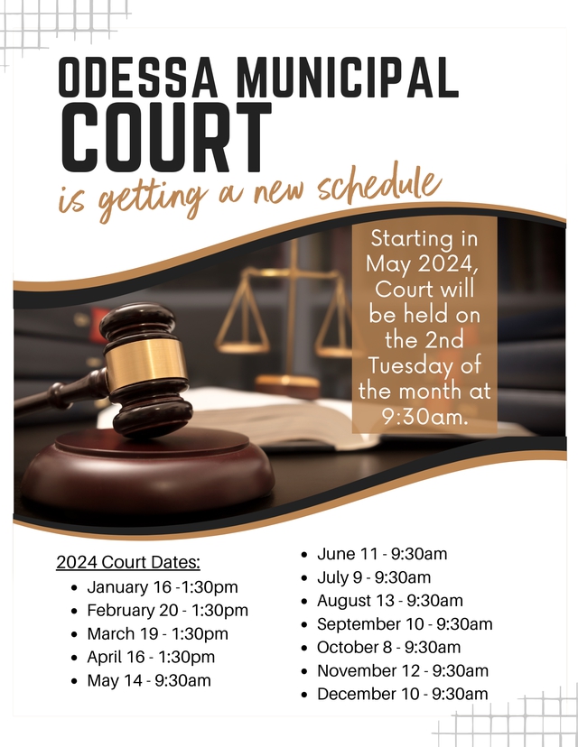 Official Website of the City of Odessa Missouri Municipal Court Official Website of the City of Odessa Missouri Municipal Court